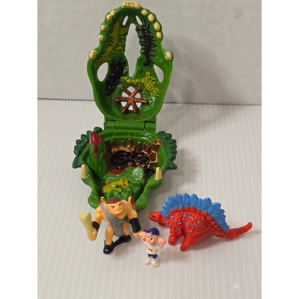 Mighty Max Dino Head Playset OS Green Fair 1992 Bluebird Toys
